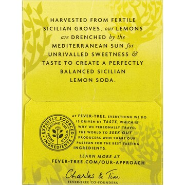 Fever-Tree Sicilian Lemon Soda 250mL x 4 pack