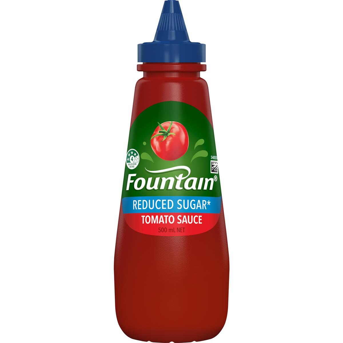 Fountain Tomato Sauce Reduced Sugar 500ml