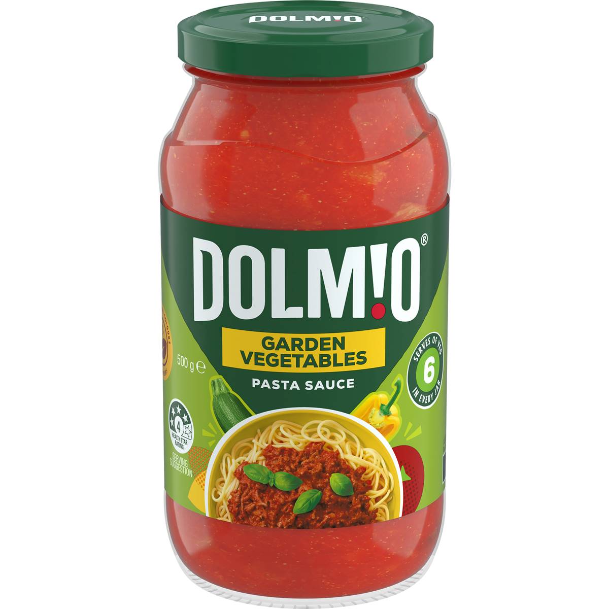 Dolmio Extra Garden Vegetables Tomato Pasta Sauce 500g
