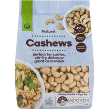 Woolworths Cashews 450g