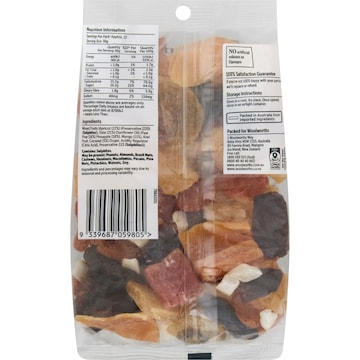 Woolworths Tropical Dried Fruit Snack Mix 400g