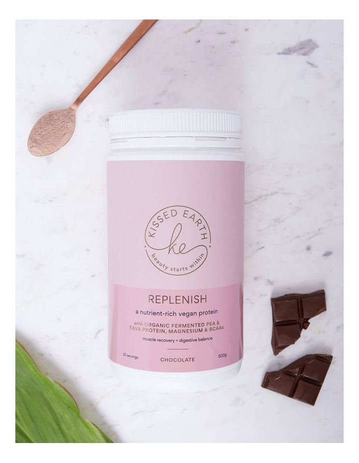 Replenish Vegan Protein Chocolate 500g Supplement