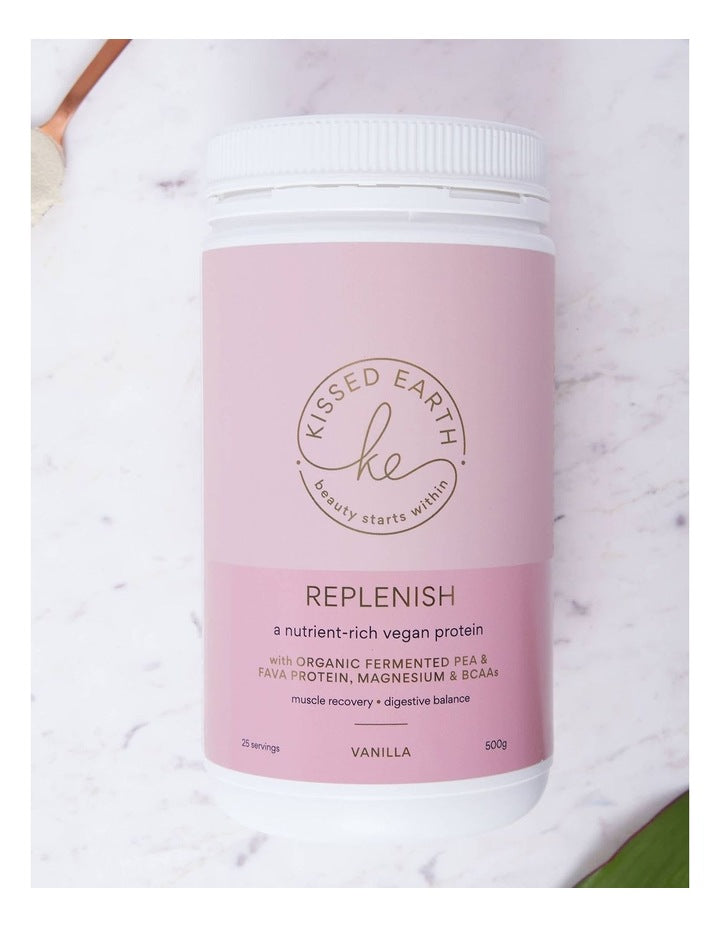 Replenish Vegan Protein Vanilla 500g Supplement