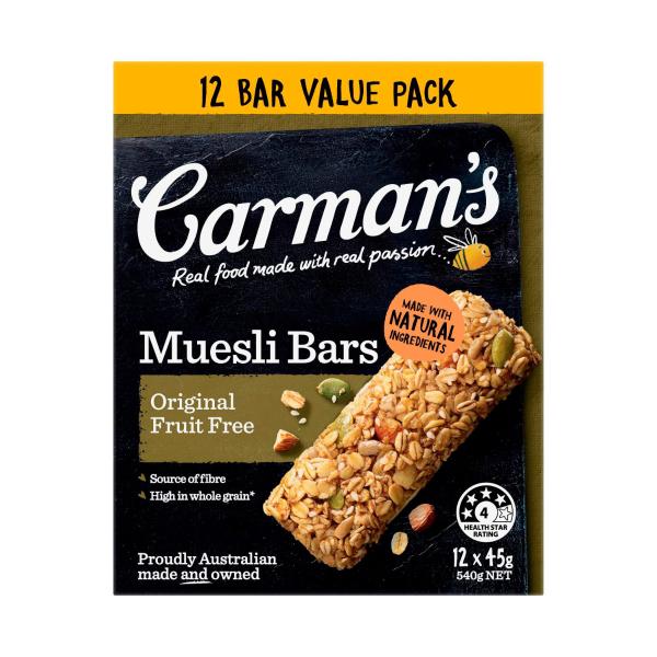 Original Fruit Free Muesli Bars