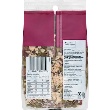 Woolworths Cacao Almond Mix 400g