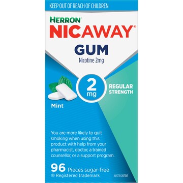 Nicaway Stop Smoking Mint Gum 2Mg 96 pack