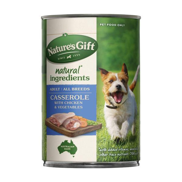 Adult All Breeds Wet Dog Food Casserole With Chicken Vegetables & Barley