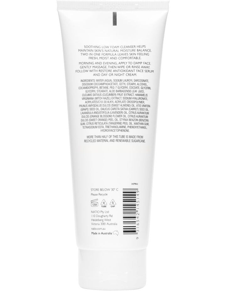 Restore Gentle Toning Facial Cleanser 100ml