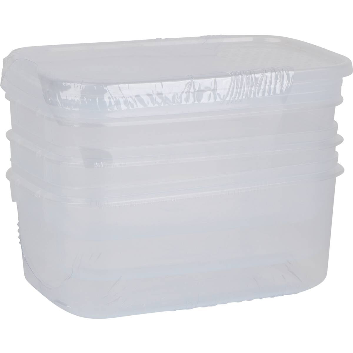 Decor Tellfresh Container Set Oblong 1L x 3 pack