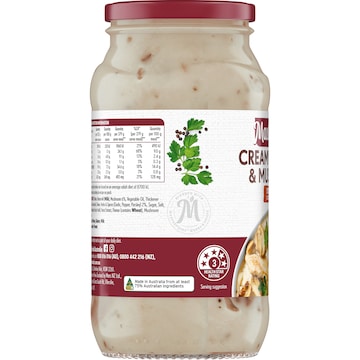 MasterFoods Creamy Chicken & Mushroom Cooking Sauce 490g