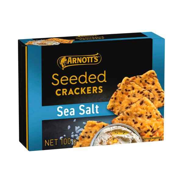 Gold Label Seeded Crackers Sea Salt