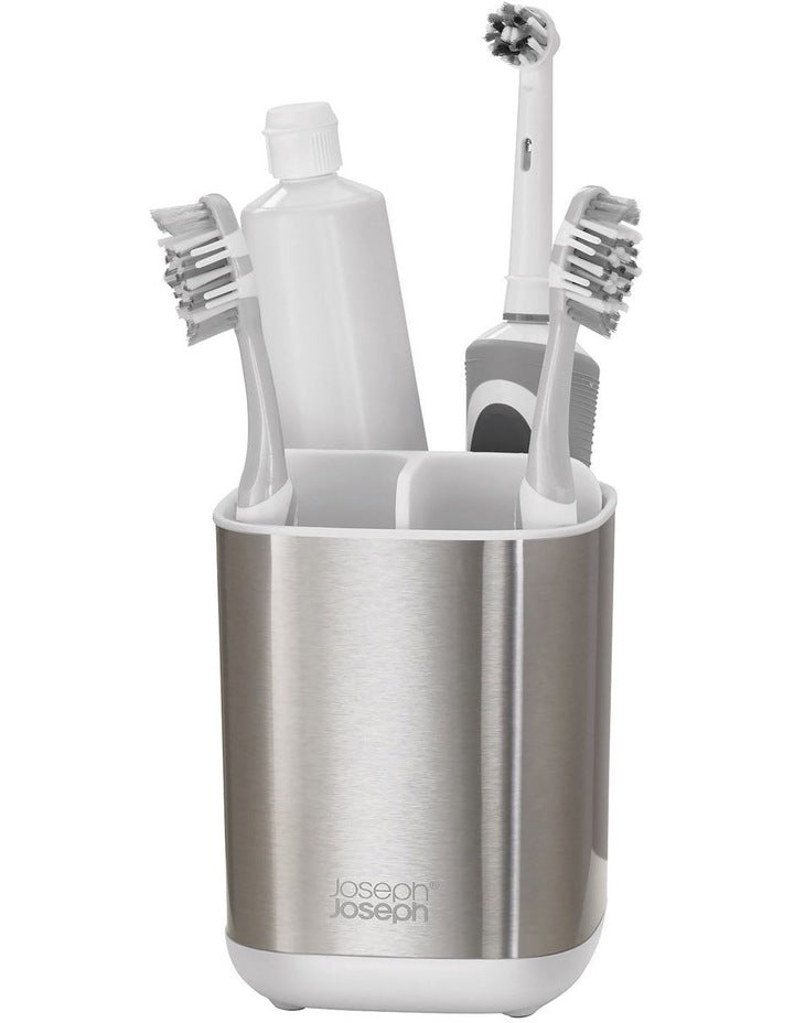 EasyStore Steel Toothbrush in White