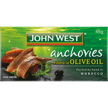 John West Anchovy Fillets In Olive Oil 45g