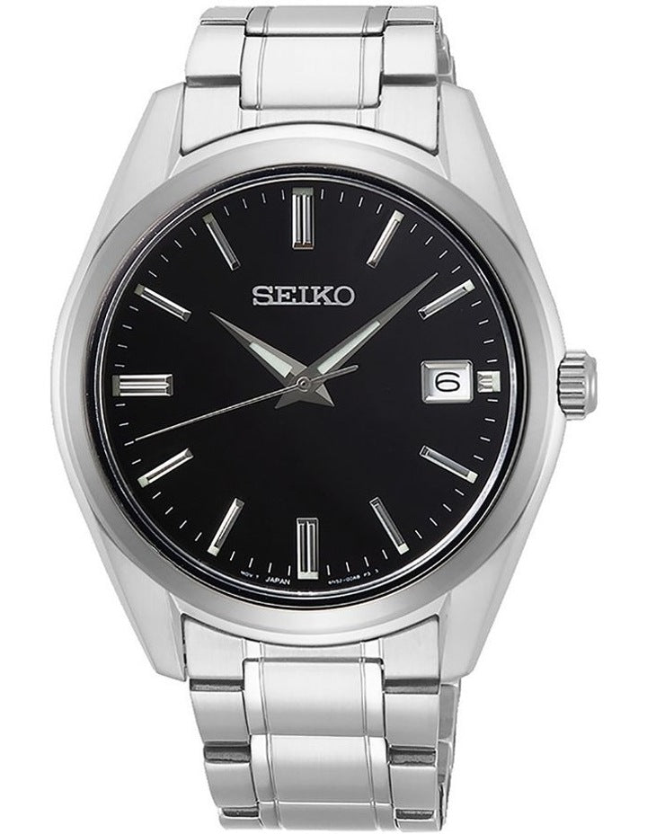 Gents Sapphire Crystal Daywear Silver Stainless Steel Watch SUR311P