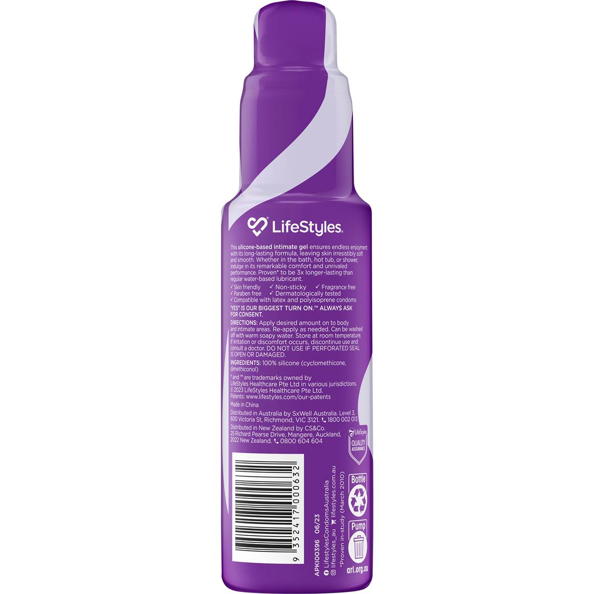 Lifestyles Luxe Lubricants 100ml