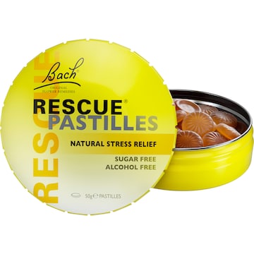 Rescue Remedy Natural Stress Relief Sugar & Alcohol Free Pastilles 50g
