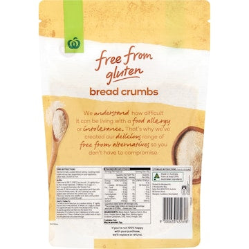Woolworths Free From Gluten Breadcrumbs 350g
