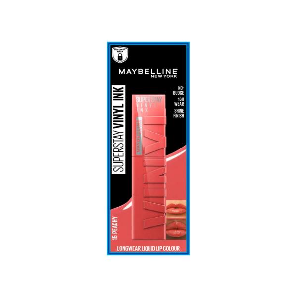 MAYBELLINE SUPER STAY VINYL INK LIPSTICK PEACHY 4.2ML