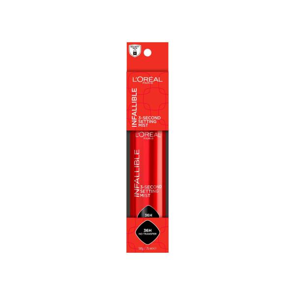 L'OREAL PARIS INFALLIBLE 3 SECOND SETTING MIST 75ML