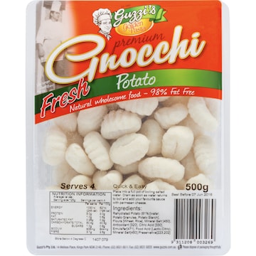 Guzzi's Golden Pasta Gnocchi Potato 500g