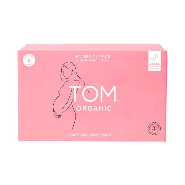 TOM ORGANIC PADS MATERNITY 8 PACK