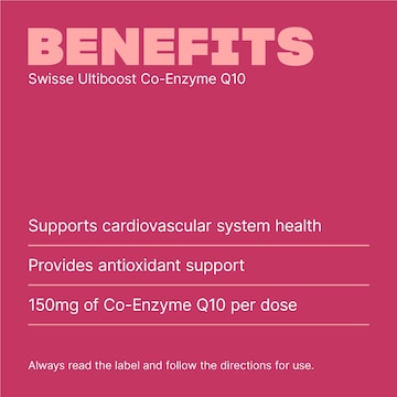 Swisse Ultiboost Co-Enzyme Q10 Capsules 50 pack