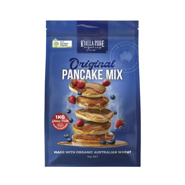 KIALLA ORGANIC PANCAKE MIX ORIGINAL 1KG *VALUE