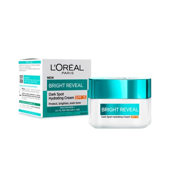 L'OREALPARIS BRIGHT REVEAL MOISTURISER SPF15 50ML