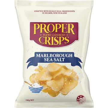 Proper Crisps Marlborough Sea Salt 150g