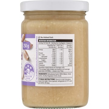 Woolworths Minced Garlic 250g