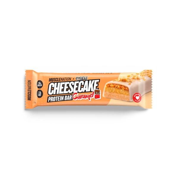 MUSCLE NATION CHEESECAKE PROTEIN BAR CARAMEL 50G