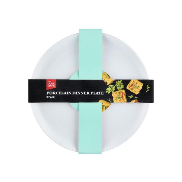 COOK & DINE PORCELAIN DINNER PLATE