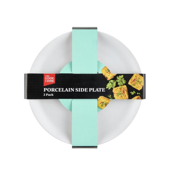 COOK & DINE PORCELAIN SIDE PLATES