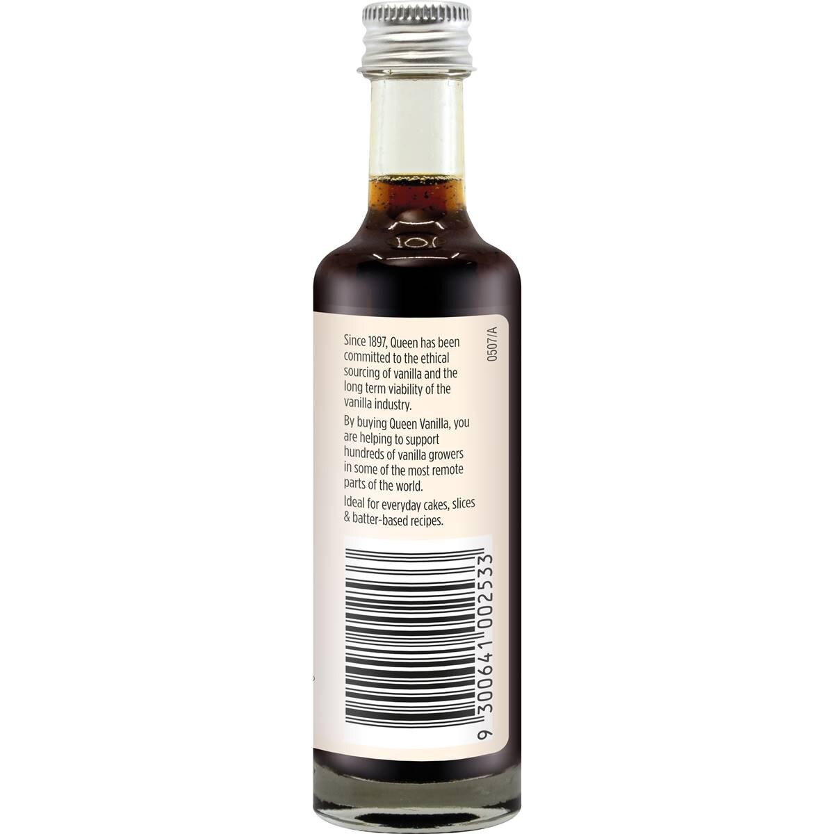 Queen Fairtrade Vanilla Extract With Seeds 50ml