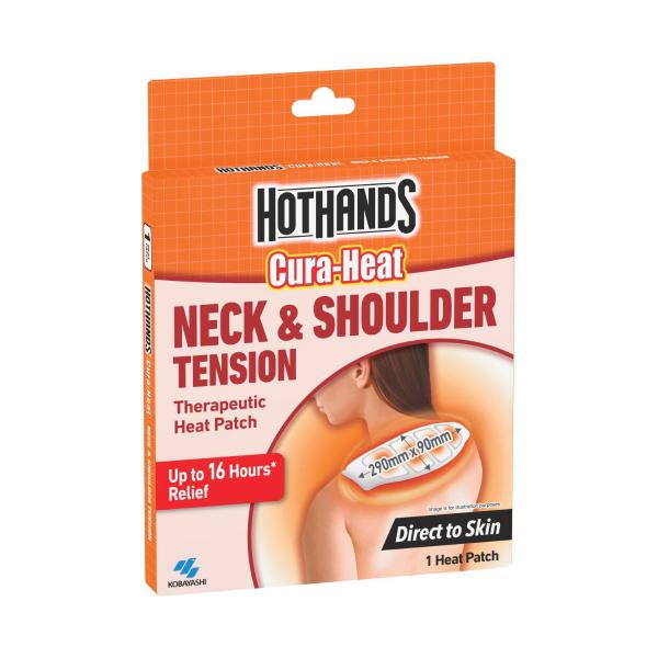 HOT HANDS CURA HEAT NECK & SHOULDER PATCH 1PK