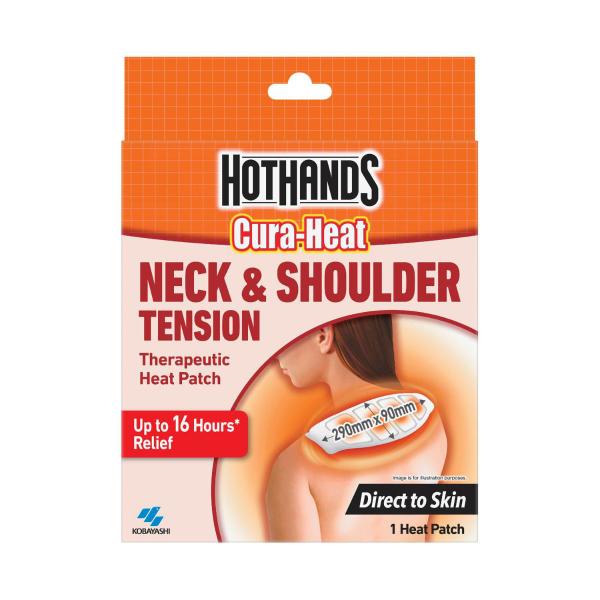 HOT HANDS CURA HEAT NECK & SHOULDER PATCH 1PK