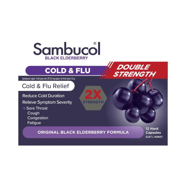 Black Elderberry Cold & Flu Double Stregnth Tabs