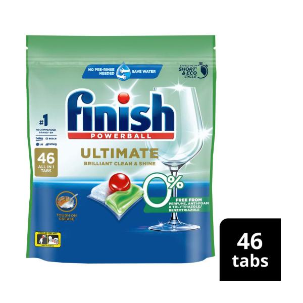 Ultimate 0% Dishwashing Tablets Regular
