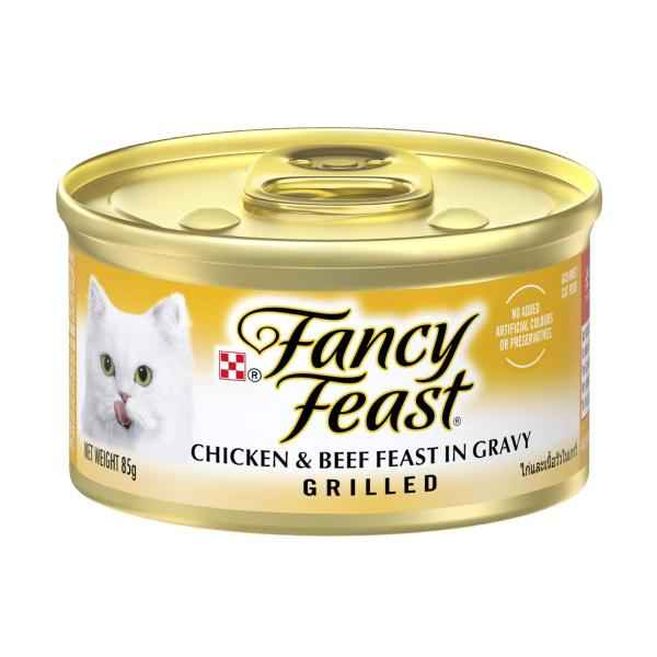 Grilled With Chicken & Beef Cat Food
