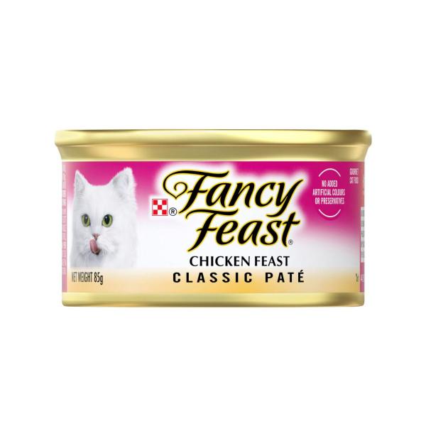 FANCY FEAST CLASSIC PATE WITH CHICKEN CAT FOOD 85GRAM