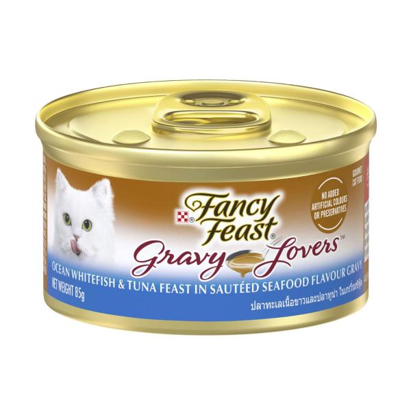 Gravy Lovers With Ocean Whitefish Tuna Cat Food