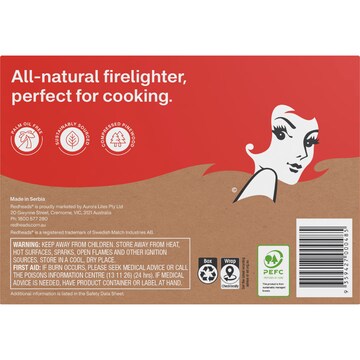 Redheads Firelighters Natural Block 32 pack