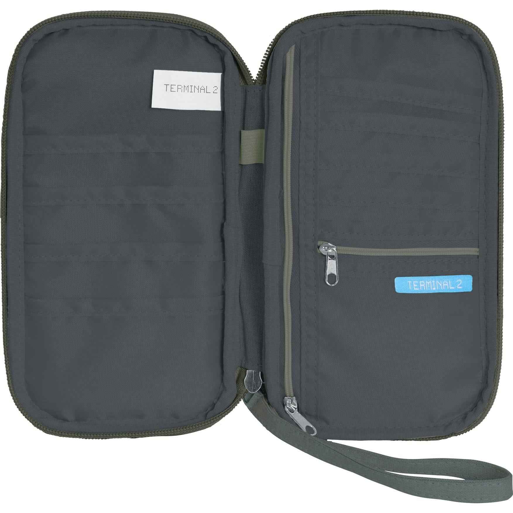 T2 Family RFID Passport Travel Wallet V2 (Grey)