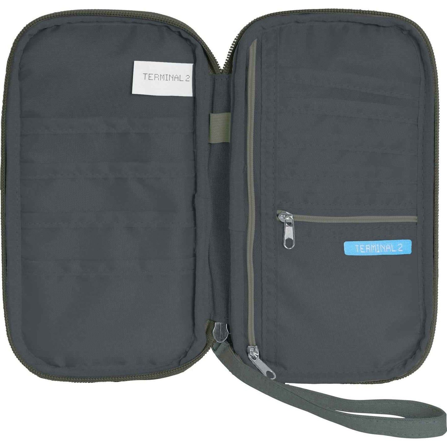 T2 Family RFID Passport Travel Wallet V2 (Grey)