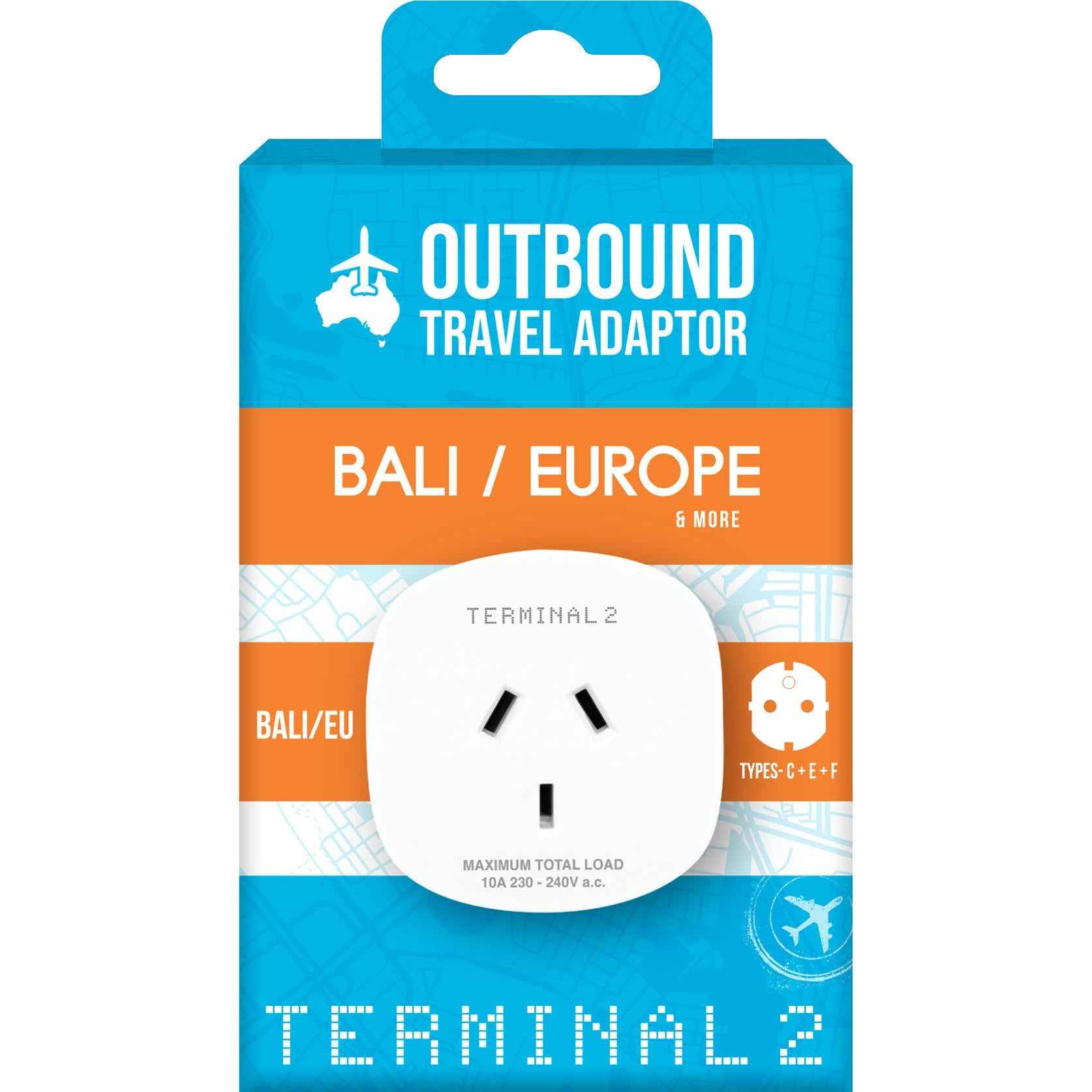 Terminal 2 Travel Adaptor (Europe) V2