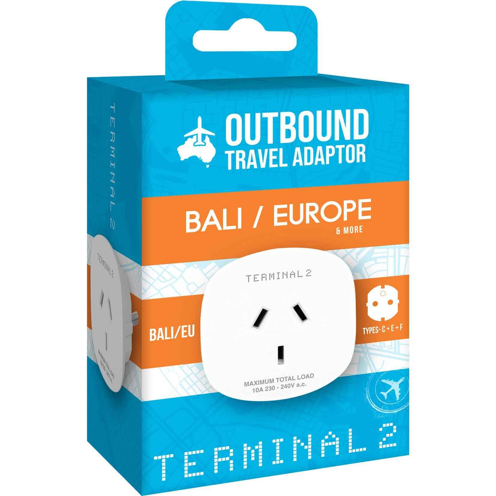 Terminal 2 Travel Adaptor (Europe) V2