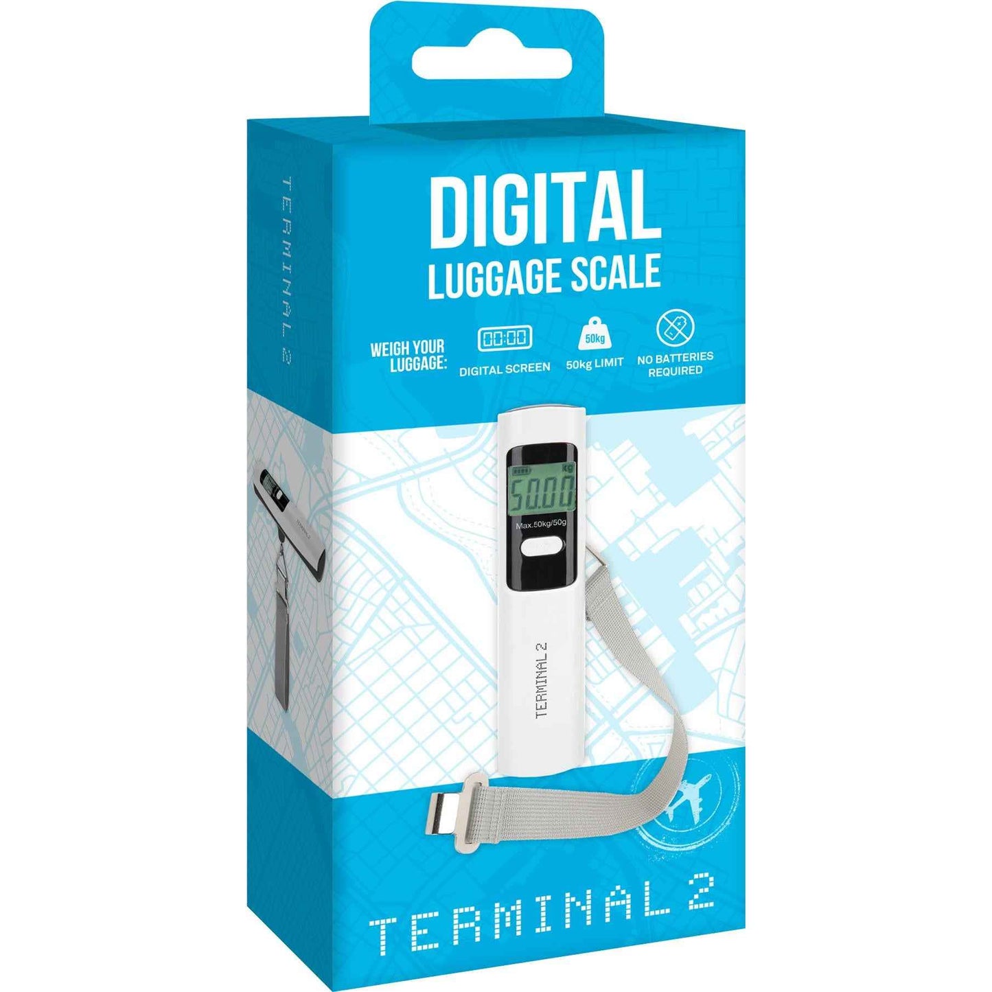 Terminal 2 Portable Digital Luggage Scale 50kg V2