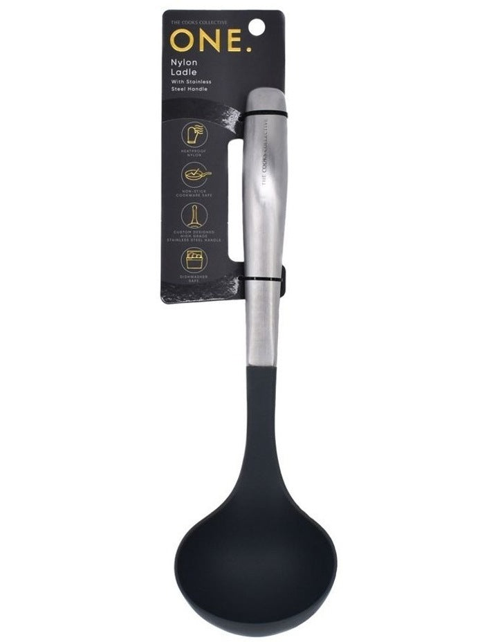 Nylon Ladle in Silver,Black