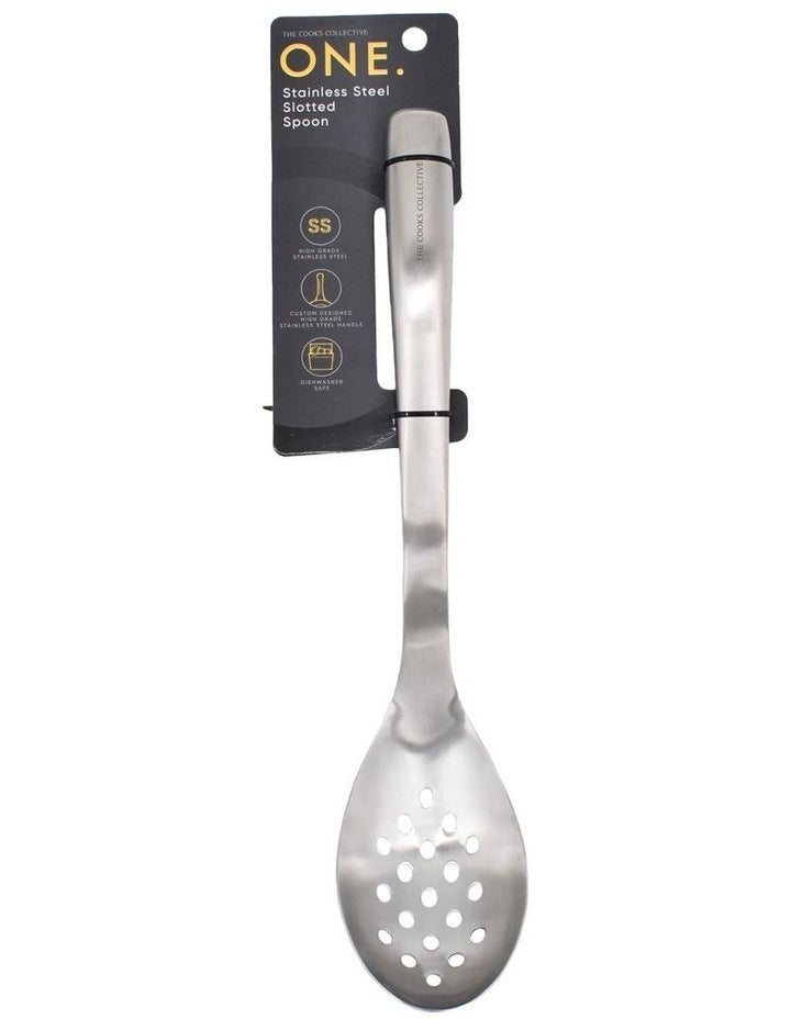 One Slotted Spoon in Stainless Steel