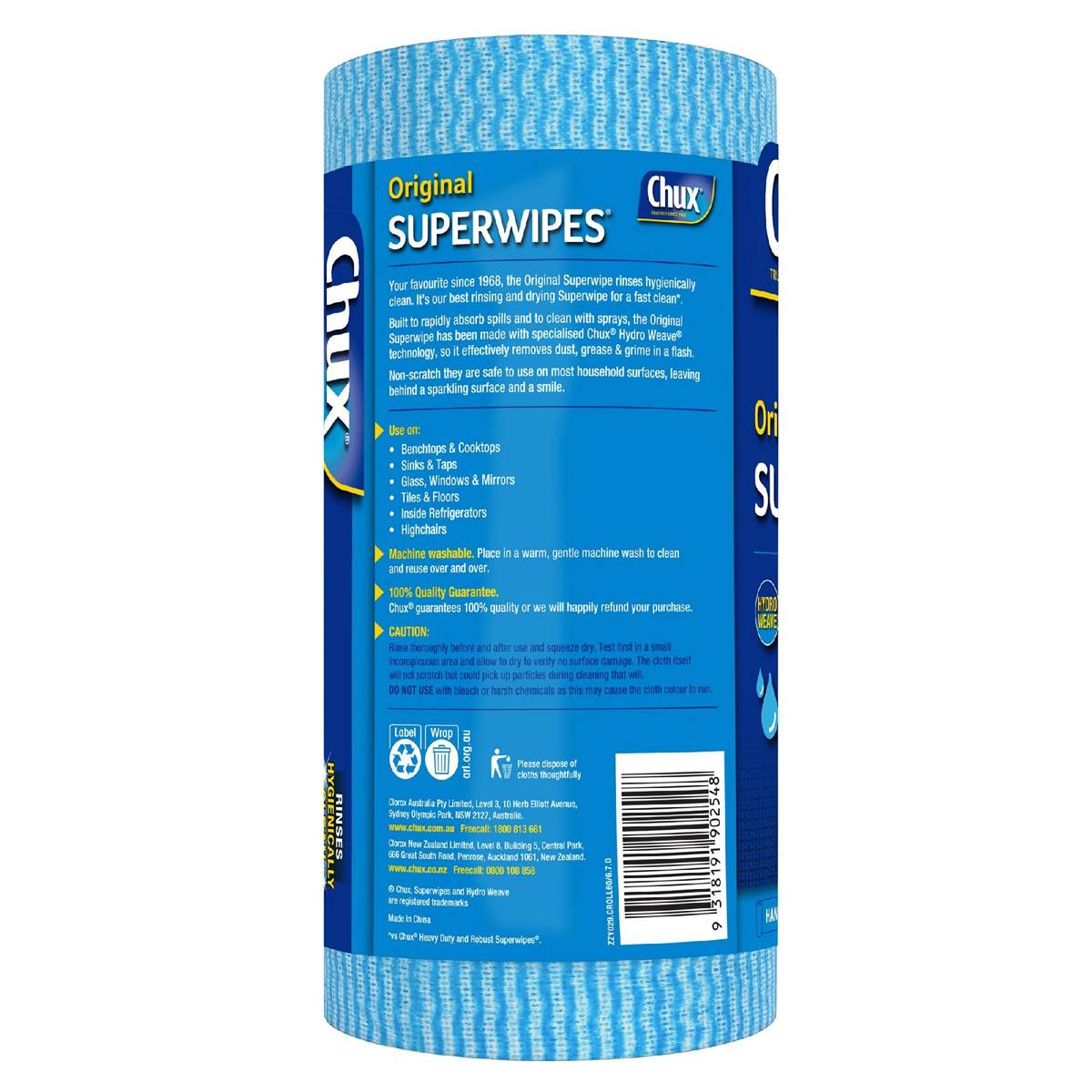 Chux Wipes 60 Pack